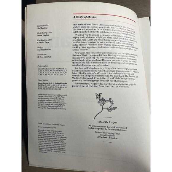 Lot 3 Sunset Mexican Cook Book Paperbacks Vintage 1969–1990 Classic Recipes - Picture 10 of 10